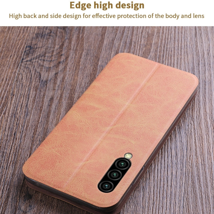 MOFI Crazy Horse Texture Horizontal Flip Protective Leather Case for Xiaomi Mi CC9