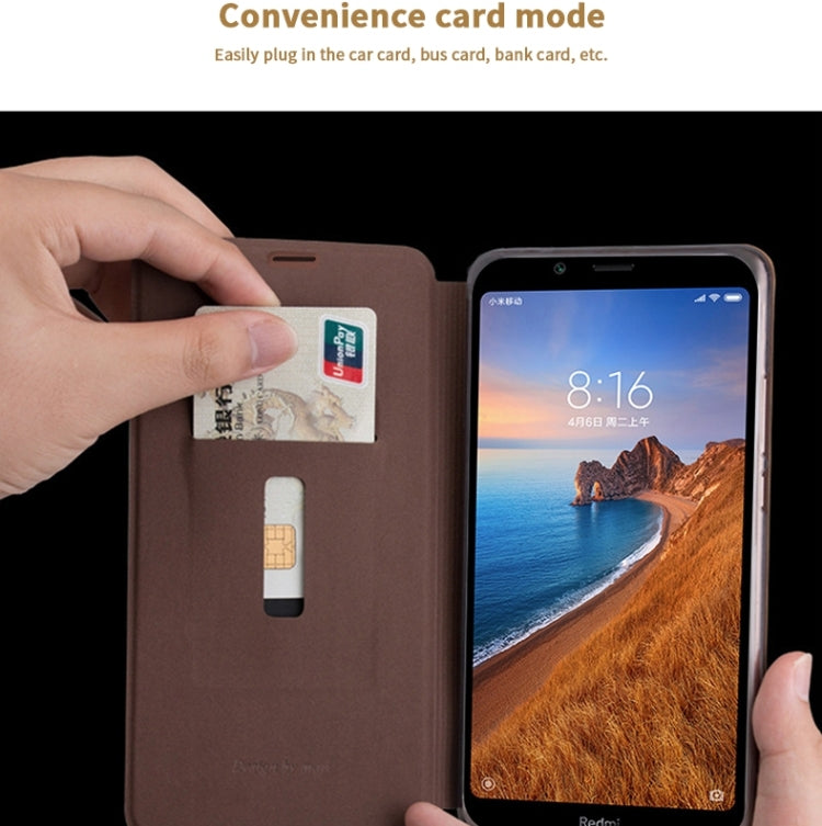 MOFI Crazy Horse Texture Horizontal Flip Protective Leather Case for Xiaomi Redmi 7A