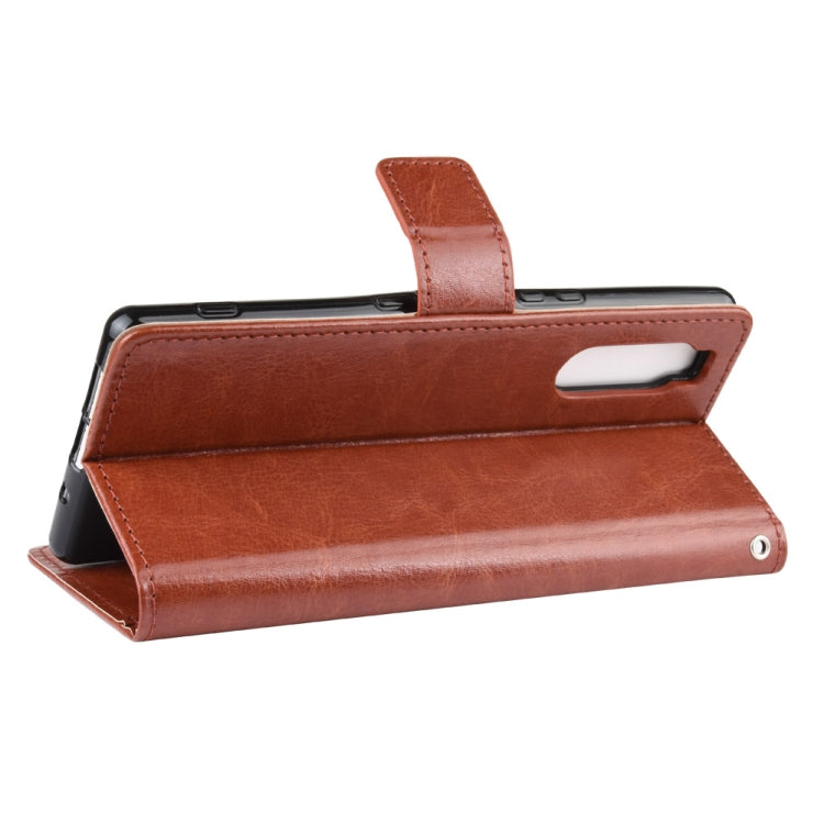 Retro Crazy Horse Texture Horizontal Flip Leather Case for Sony Xperia 2 , with Holder & Card Slots & Photo Frame