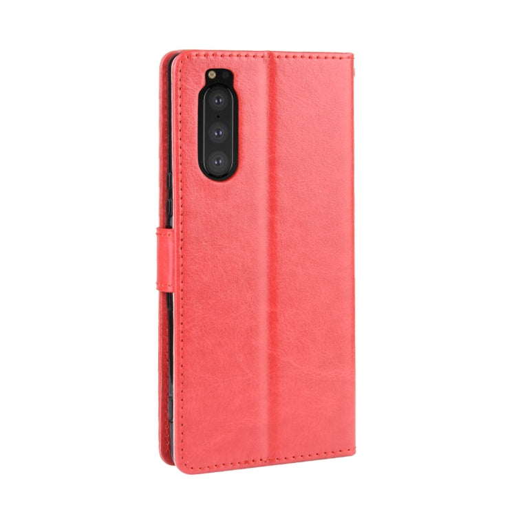 Retro Crazy Horse Texture Horizontal Flip Leather Case for Sony Xperia 2 , with Holder & Card Slots & Photo Frame