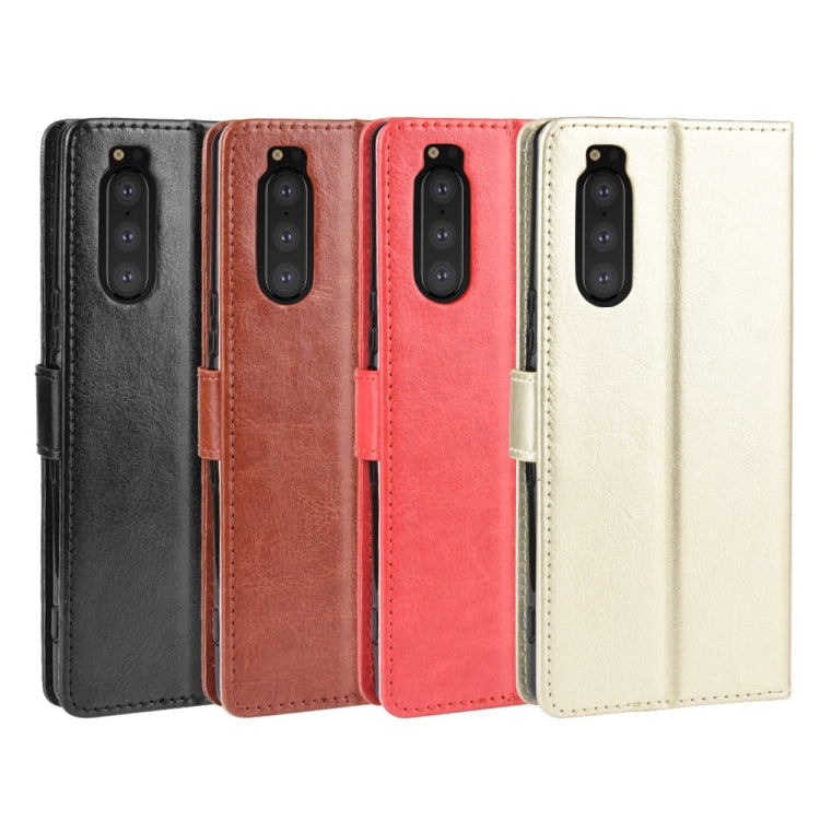 Retro Crazy Horse Texture Horizontal Flip Leather Case for Sony Xperia 2 , with Holder & Card Slots & Photo Frame
