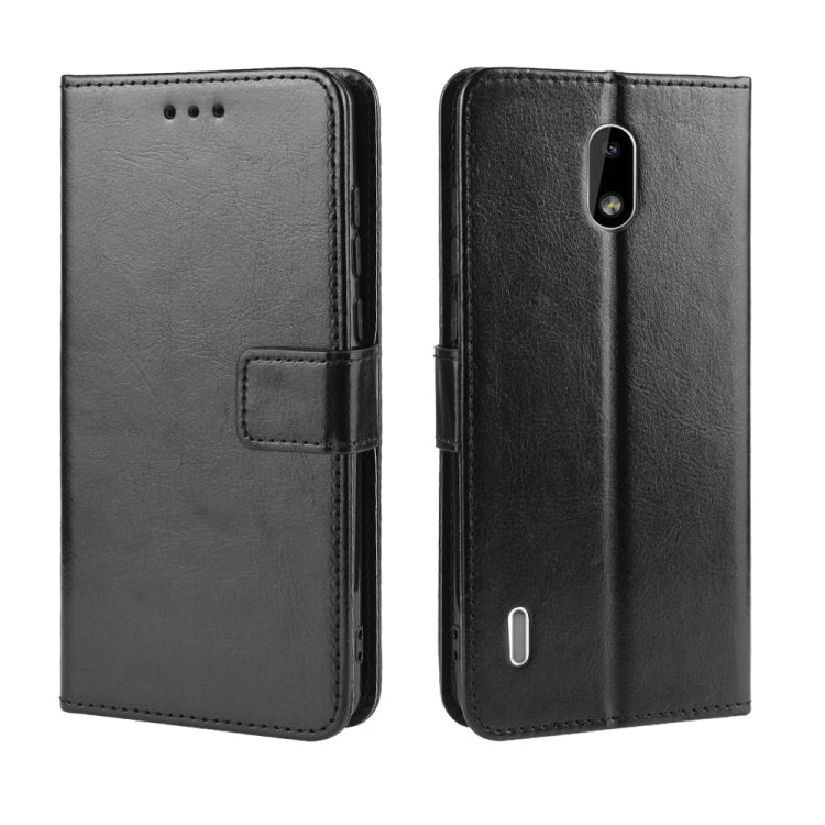 Retro Crazy Horse Texture Horizontal Flip Leather Case for Nokia 3.1 C , with Holder & Card Slots & Photo Frame