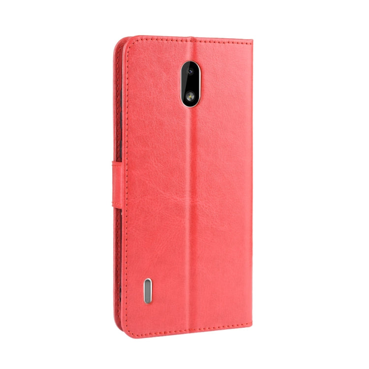 Retro Crazy Horse Texture Horizontal Flip Leather Case for Nokia 3.1 C , with Holder & Card Slots & Photo Frame