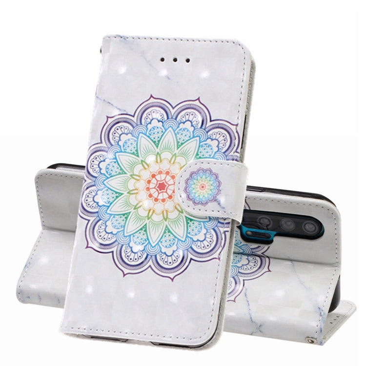 3D Visual Painting Left And Right Open Leather Case for Huawei Honor 20 Pro, With Bracket & Card Slot & Wallet & Bracelet