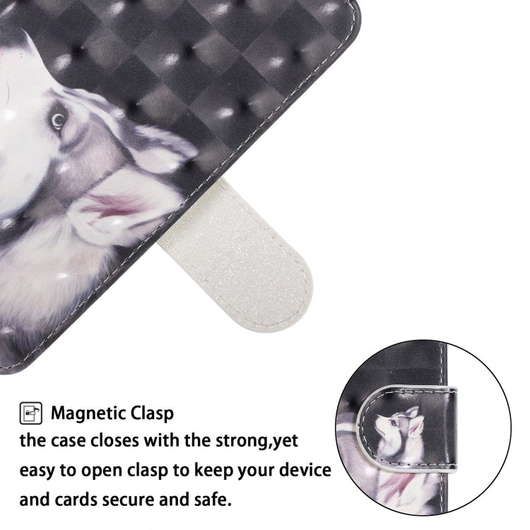 3D Visual Painting Left And Right Open Leather Case for Huawei Honor 20 Pro, With Bracket & Card Slot & Wallet & Bracelet