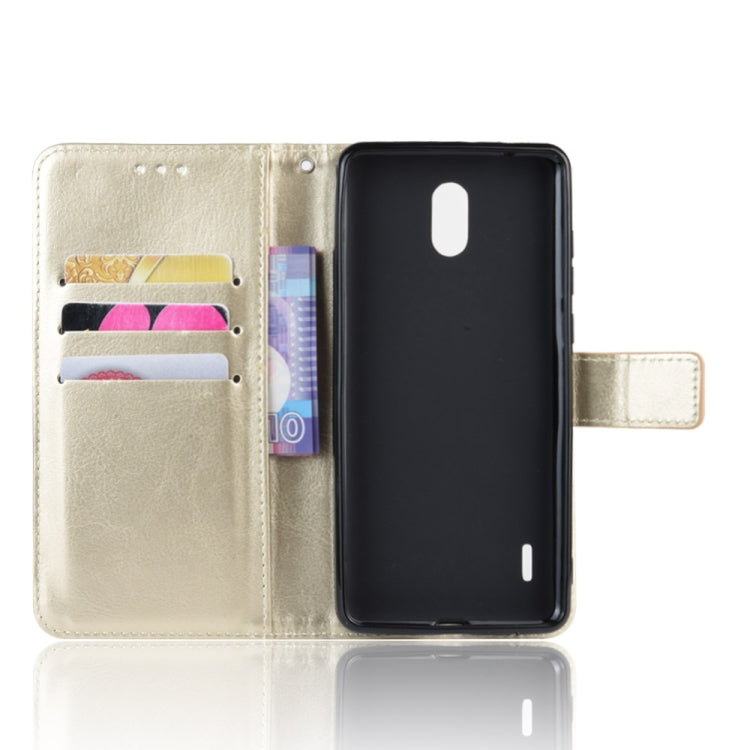 Retro Crazy Horse Texture Horizontal Flip Leather Case for Motorola Moto One Pro , with Holder & Card Slots & Photo Frame
