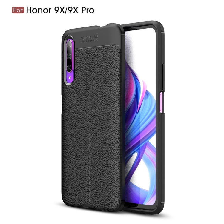 Litchi Texture TPU Shockproof Case for Huawei Honor 9X / 9X Pro