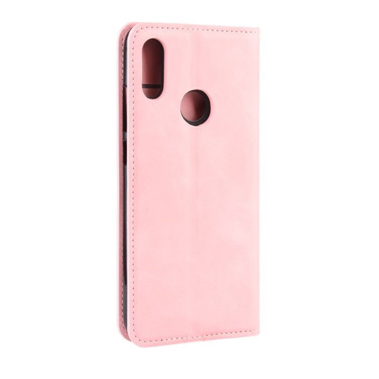 Retro-skin Business Magnetic Suction Leather Case with Wallet & Card Slot & Holder For Xiaomi Redmi Note 7