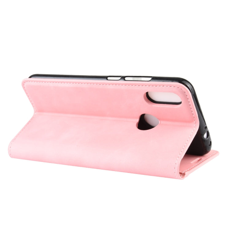 Retro-skin Business Magnetic Suction Leather Case with Wallet & Card Slot & Holder For Xiaomi Redmi Note 7