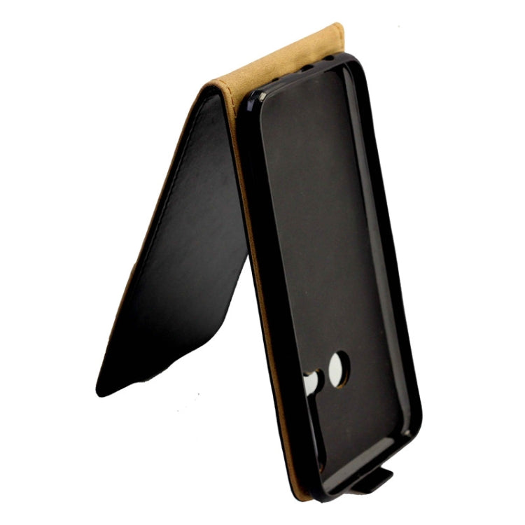 Business Style Vertical Flip TPU Leather Case with Card Slot For Huawei P20 Lite(2019) / Nova5i(black)