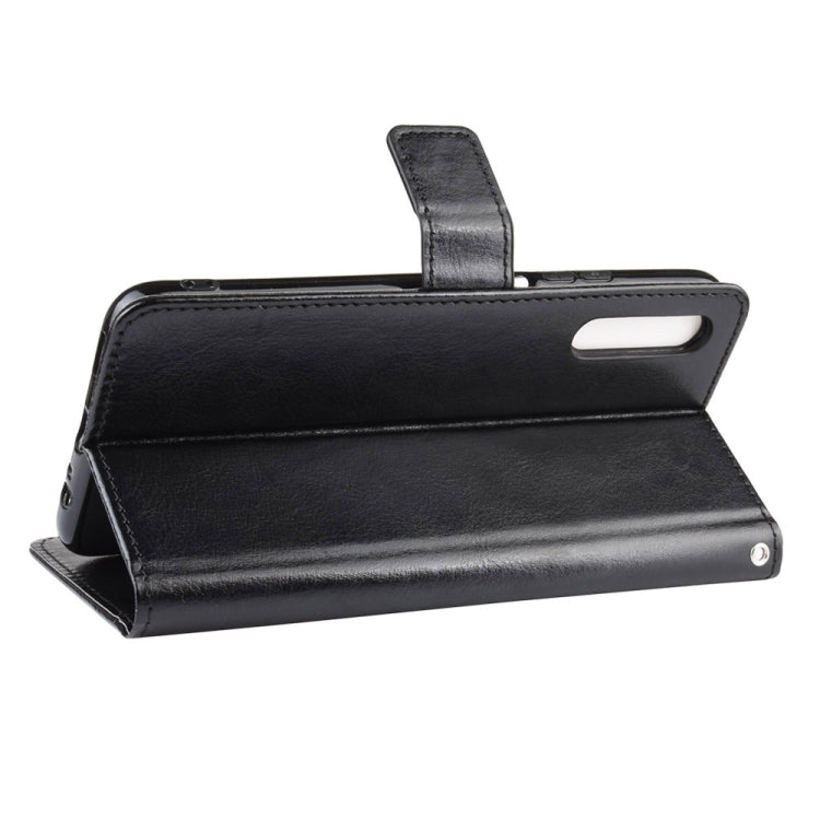 Retro Crazy Horse Texture Horizontal Flip Leather Case for Huawei Honor 9X / Honor 9X Pro, with Holder & Card Slots & Photo Frame