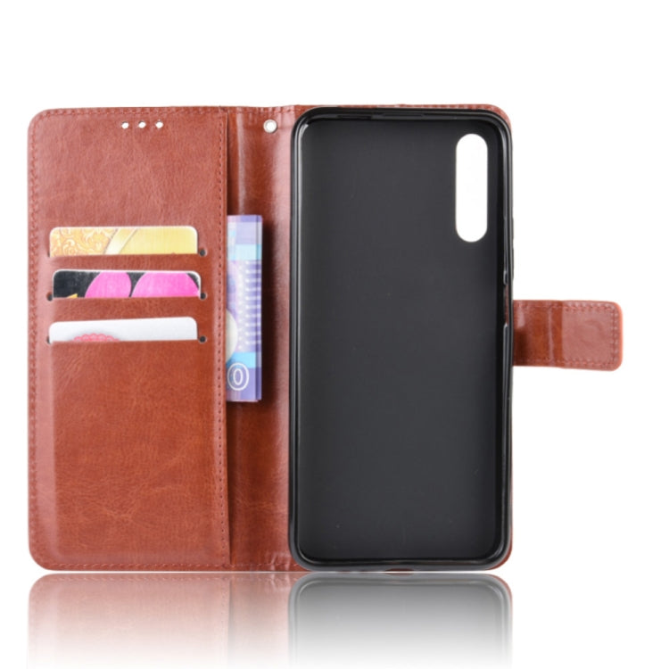 Retro Crazy Horse Texture Horizontal Flip Leather Case for Huawei Honor 9X / Honor 9X Pro, with Holder & Card Slots & Photo Frame