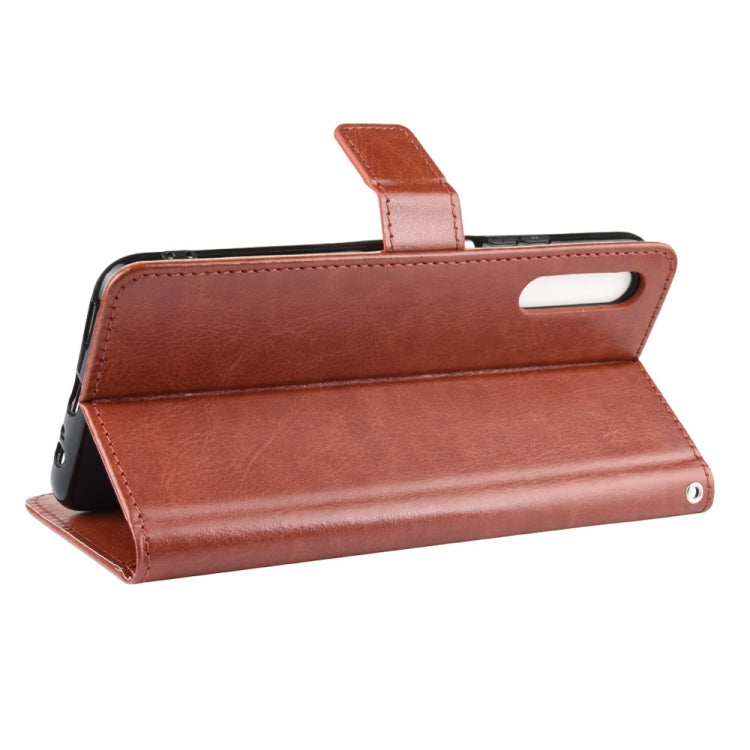 Retro Crazy Horse Texture Horizontal Flip Leather Case for Huawei Honor 9X / Honor 9X Pro, with Holder & Card Slots & Photo Frame