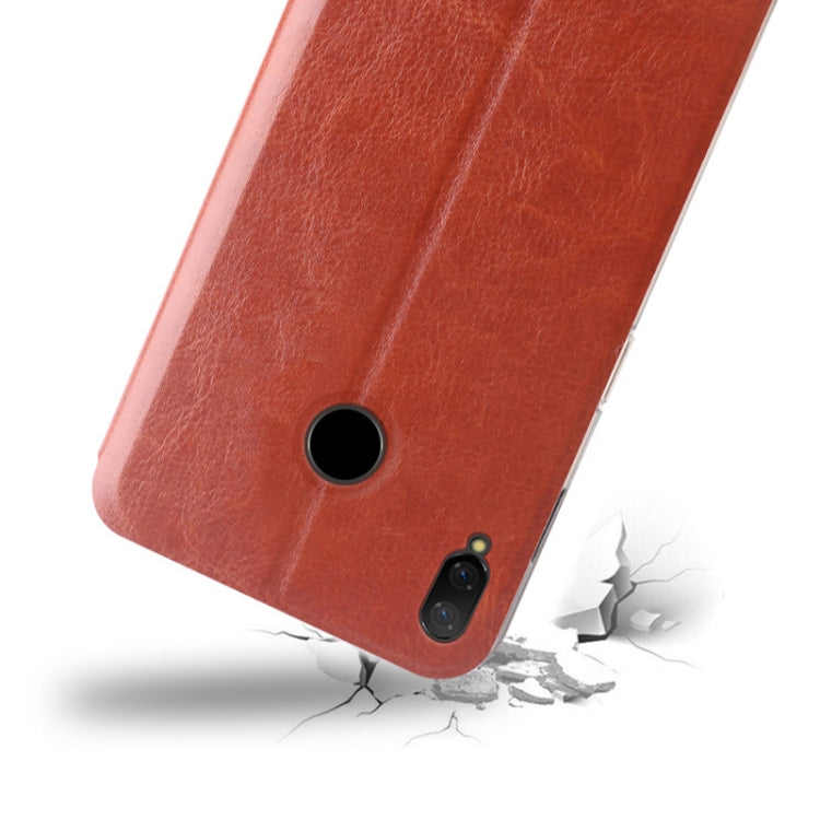 MOFI Rui Series Classical Leather Flip Leather Case With Bracket Embedded Steel Plate All-inclusive for Xiaomi RedMi 7