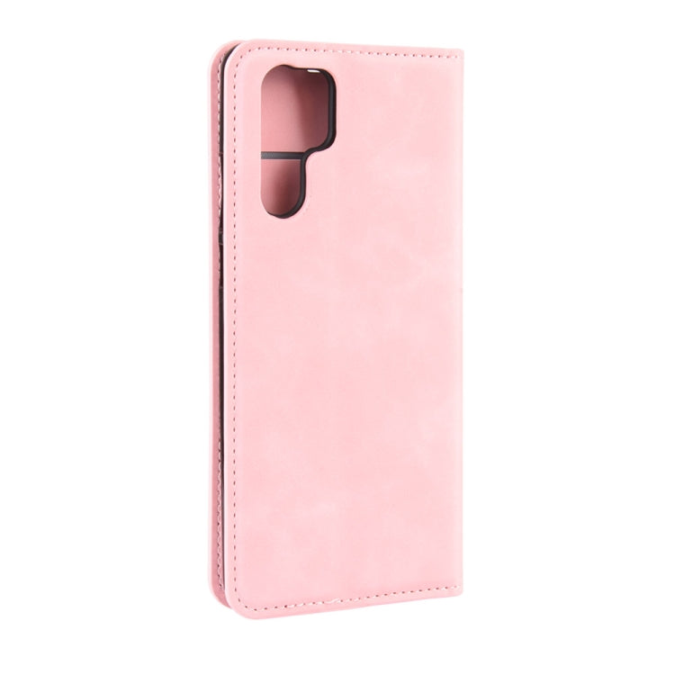 Retro-skin Business Magnetic Suction Leather Case with Purse-Bracket-Chuck For Huawei P30 Pro