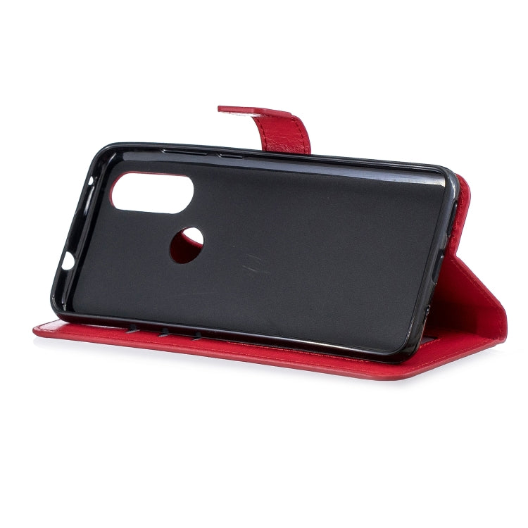 Crazy Horse Texture Horizontal Flip Leather Case with Holder & Card Slots & Wallet & Photo Frame For Moto One Vision