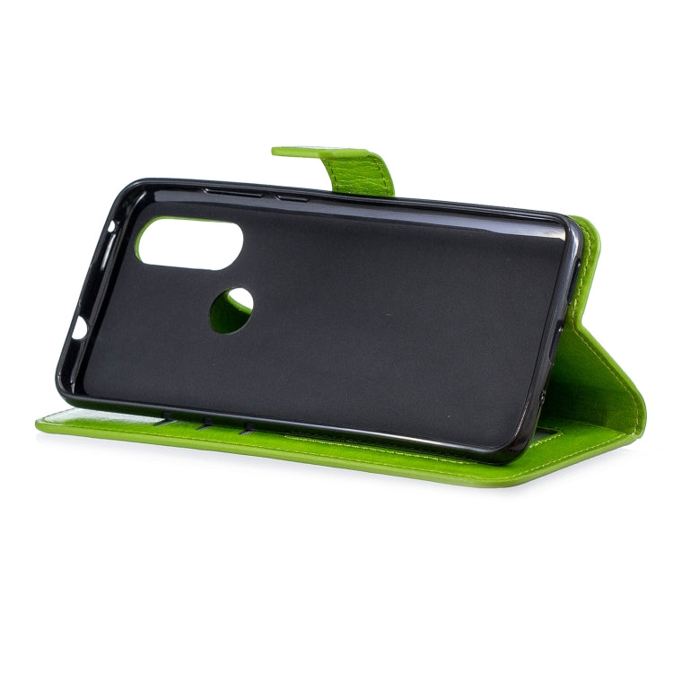 Crazy Horse Texture Horizontal Flip Leather Case with Holder & Card Slots & Wallet & Photo Frame For Moto One Vision