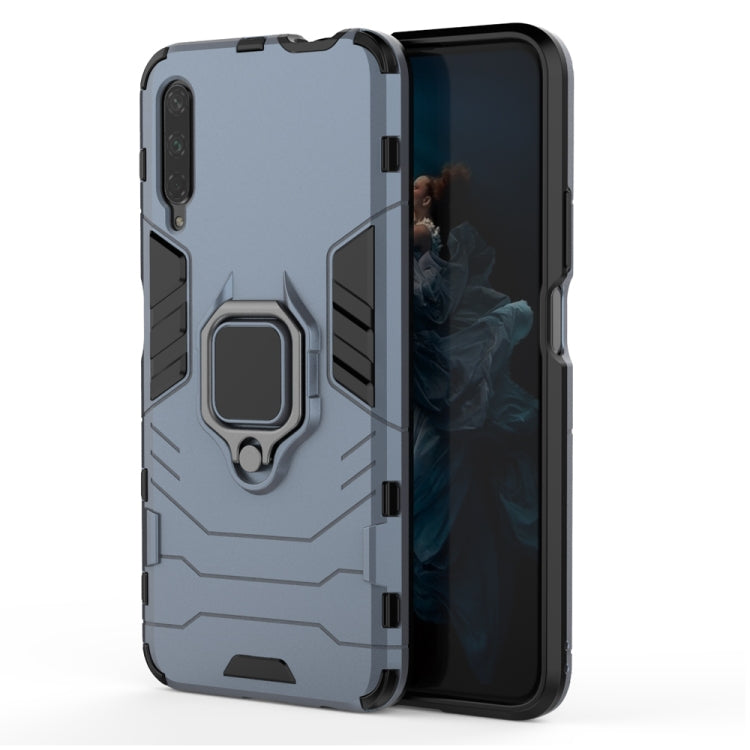 PC + TPU Shockproof Protective Case with Magnetic Ring Holder for Huawei Honor 9X / 9X Pro