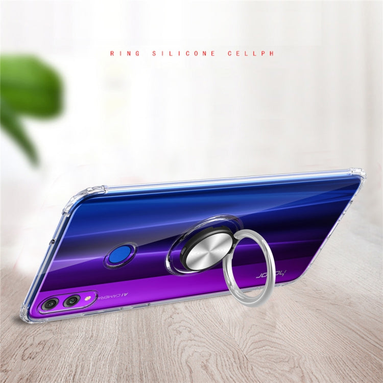 Ultra-thin TPU Protective Case for Huawei Honor 8X , with 360 Degree Rotation Holder