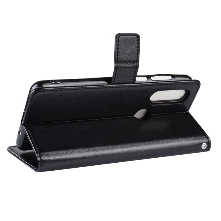 Retro Crazy Horse Texture Horizontal Flip Leather Case for Motorola One Action , with Holder & Card Slots & Photo Frame