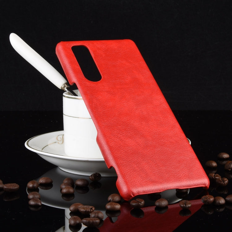 Shockproof Litchi Texture PC + PU Case For Sony Xperia 5
