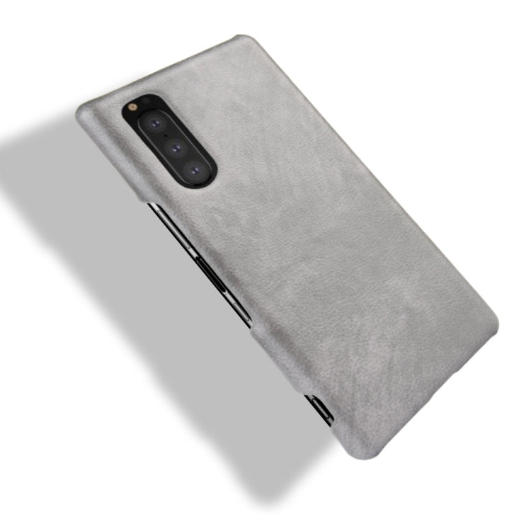 Shockproof Litchi Texture PC + PU Case For Sony Xperia 5