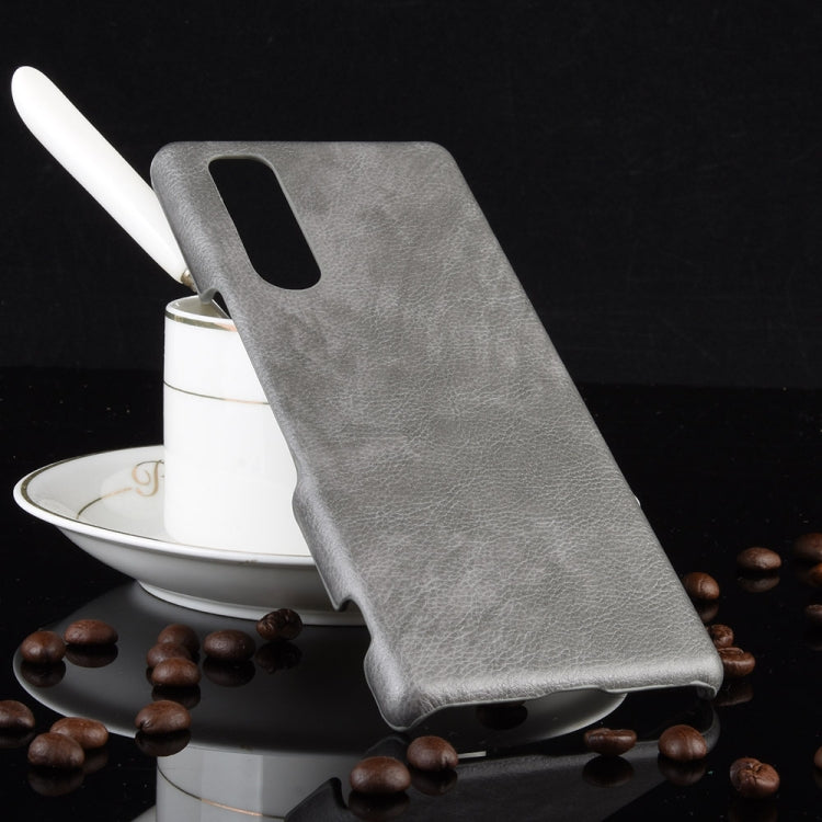 Shockproof Litchi Texture PC + PU Case For Sony Xperia 5