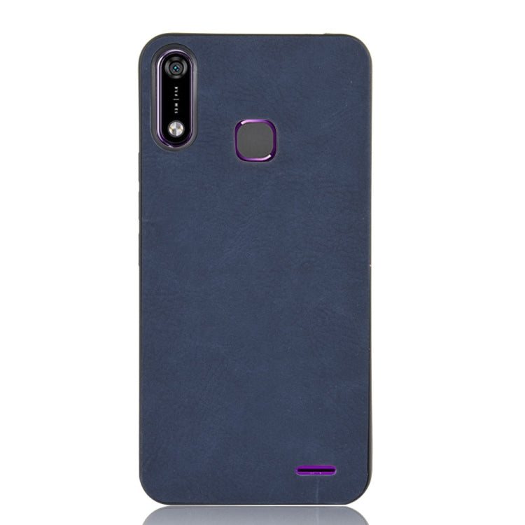 Shockproof Sheep Skin PC + PU + TPU Case For Infinix Hot 7 / X624(Blue)