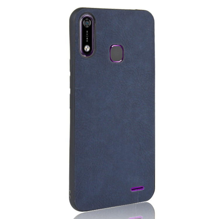 Shockproof Sheep Skin PC + PU + TPU Case For Infinix Hot 7 / X624(Blue)