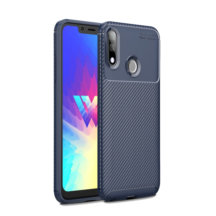 Beetle Series Carbon Fiber Texture Shockproof TPU Case for LG W10