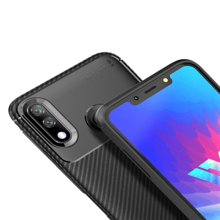 Beetle Series Carbon Fiber Texture Shockproof TPU Case for LG W10