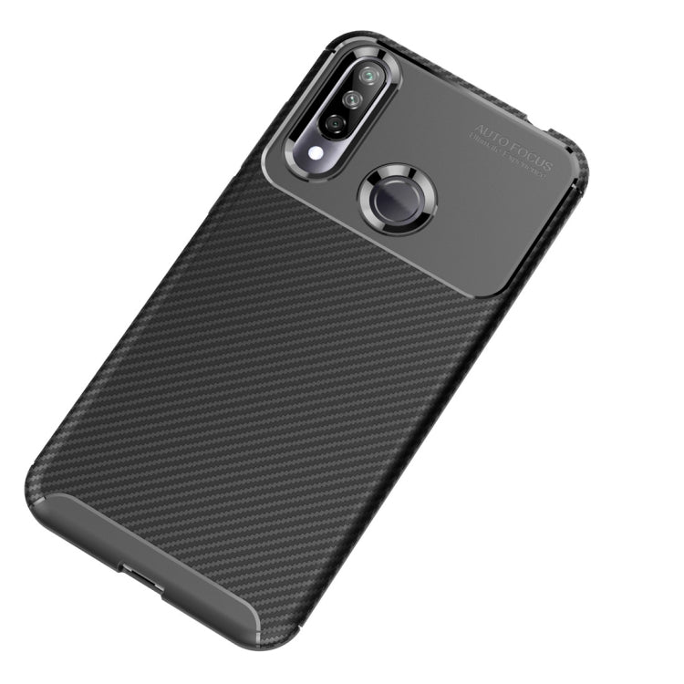 Beetle Series Carbon Fiber Texture Shockproof TPU Case for LG W30(Black)