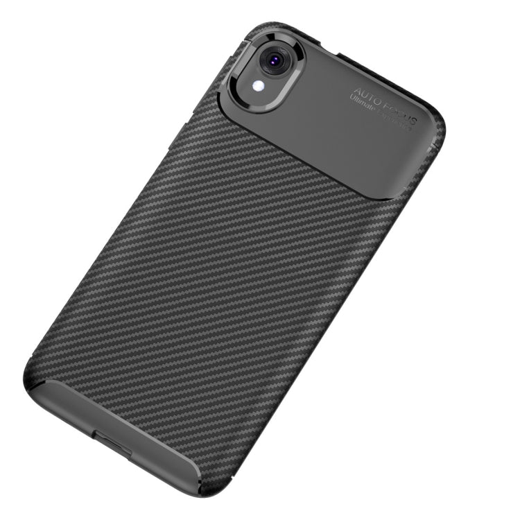 Beetle Series Carbon Fiber Texture Shockproof TPU Case for MOTO E6