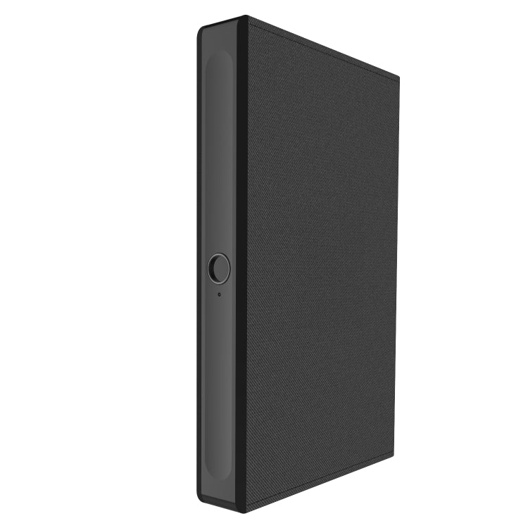 L9S Fingerprint Lock Notebook Intelligent Lock Encryption Account Fingerprint Unlock Super Long Standby Fingerprint Account(Black)