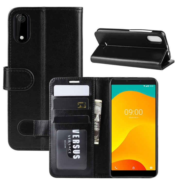 R64 Texture Single Fold Horizontal Flip Leather Case for Wiko Sunny 4 Plus , with Holder & Card Slots & Wallet