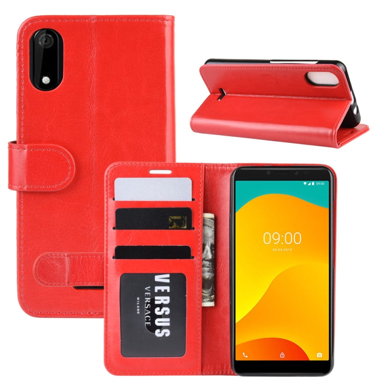 R64 Texture Single Fold Horizontal Flip Leather Case for Wiko Sunny 4 Plus , with Holder & Card Slots & Wallet