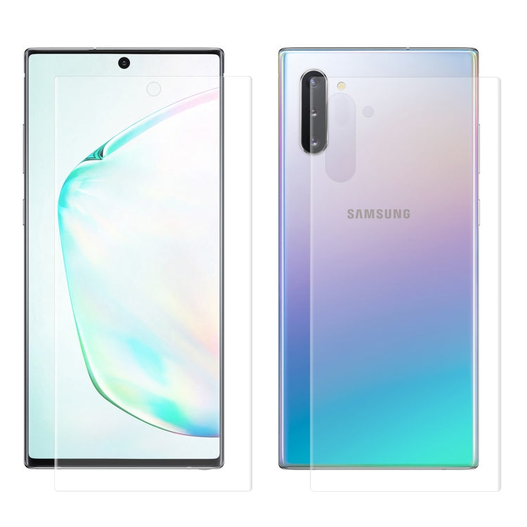 ENKAY Hat-Prince 0.1mm 3D Full Screen Protector Explosion-proof Hydrogel Film Front + Back for Galaxy Note10