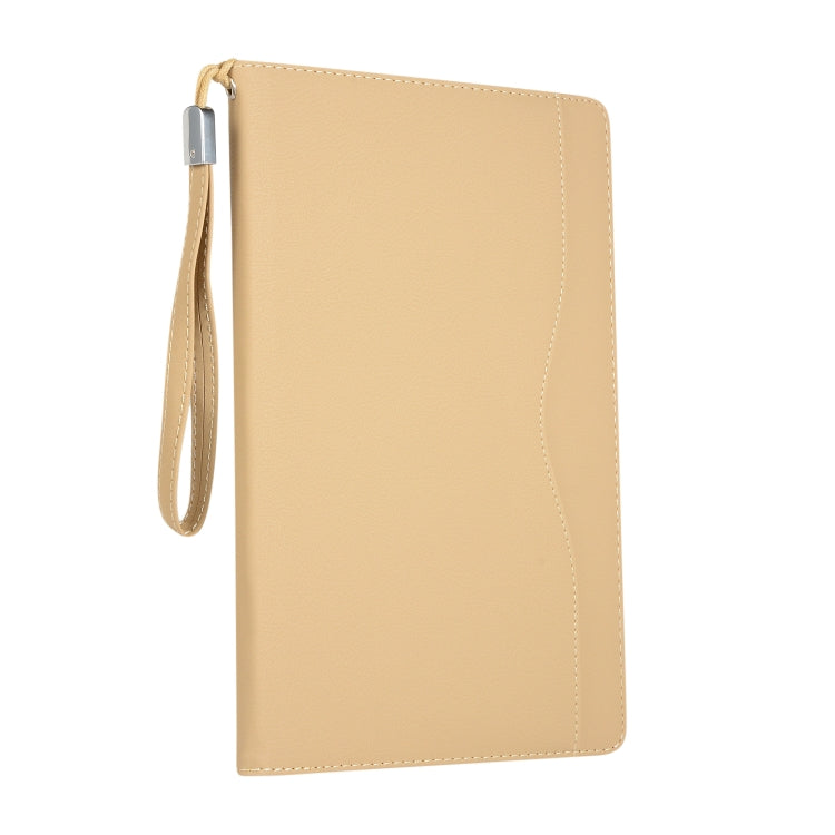 Business Style Horizontal Flip Leather Case for Huawei MediaPad M6 8.4, Can Be Disassembled and Separated for Use, with Wallet & Card Slot & Holder & Lanyard