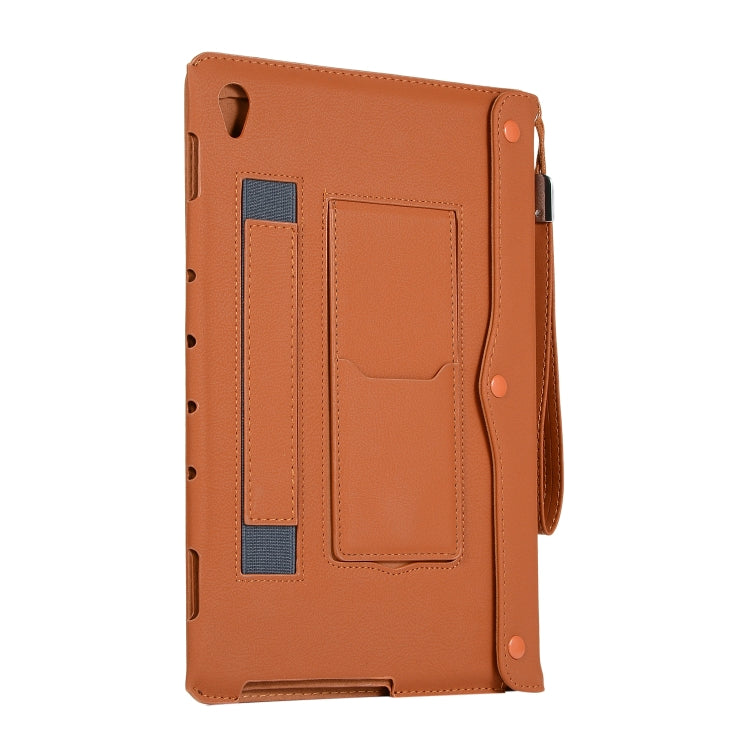 Business Style Horizontal Flip Leather Case for Huawei MediaPad M6 10.8, Can Be Disassembled and Separated for Use, with Wallet & Card Slot & Holder & Lanyard