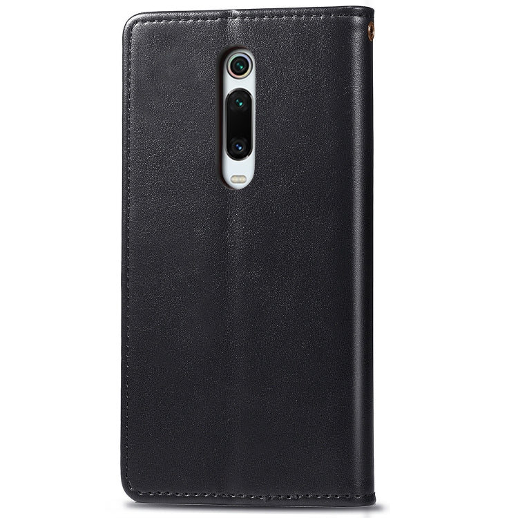 Retro Solid Color Leather Buckle Mobile Phone Protection Leather Case with Lanyard & Photo Frame & Card Slot & Wallet & Bracket Function for Xiaomi 9T / 9T Pro / Redmi K20 / Redmi K20 Pro