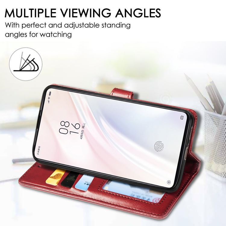 Retro Solid Color Leather Buckle Mobile Phone Protection Leather Case with Lanyard & Photo Frame & Card Slot & Wallet & Bracket Function for Xiaomi 9T / 9T Pro / Redmi K20 / Redmi K20 Pro