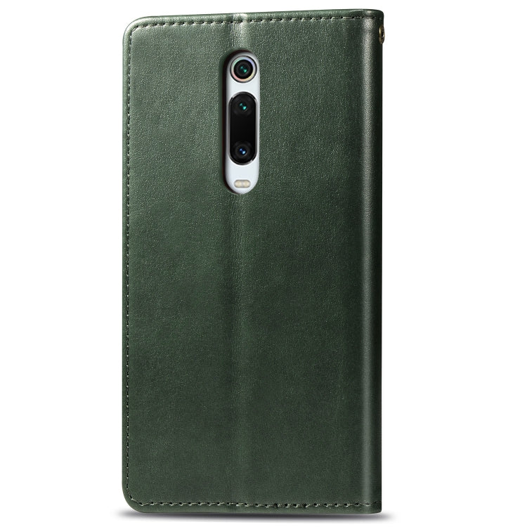 Retro Solid Color Leather Buckle Mobile Phone Protection Leather Case with Lanyard & Photo Frame & Card Slot & Wallet & Bracket Function for Xiaomi 9T / 9T Pro / Redmi K20 / Redmi K20 Pro