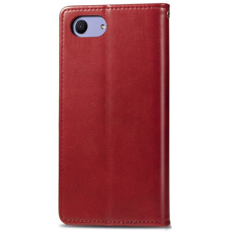 Retro Solid Color Leather Buckle Mobile Phone Protection Leather Case with Lanyard & Photo Frame & Card Slot & Wallet & Bracket Function for Sony Xperia XZ4 Compact / Xperia XZ4 Mini