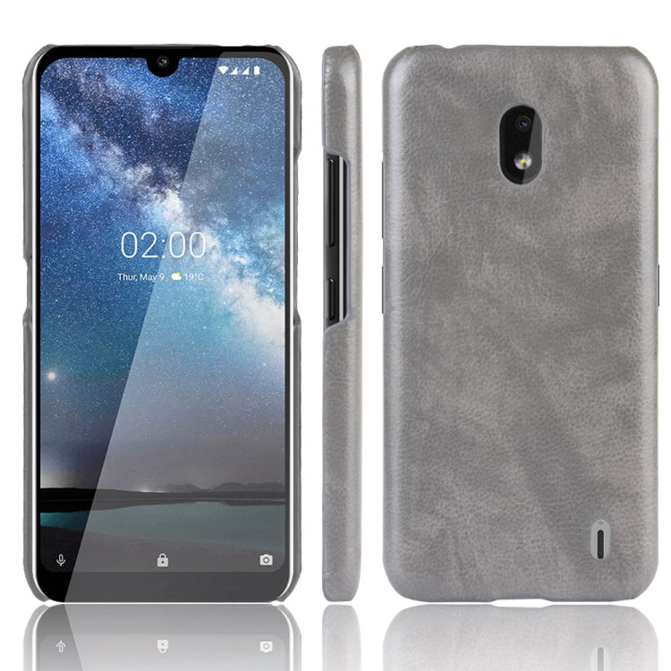 Shockproof Litchi Texture PC + PU Case For Nokia 2.2