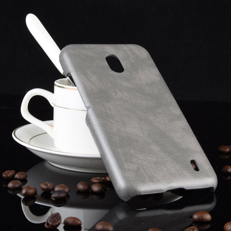 Shockproof Litchi Texture PC + PU Case For Nokia 2.2