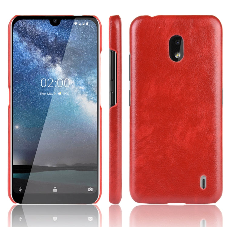 Shockproof Litchi Texture PC + PU Case For Nokia 2.2