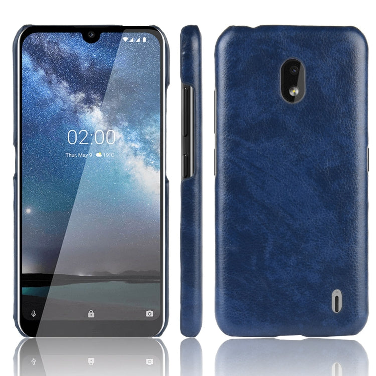 Shockproof Litchi Texture PC + PU Case For Nokia 2.2