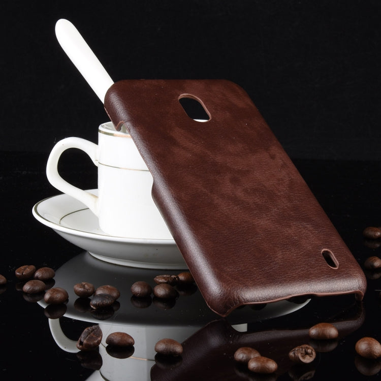 Shockproof Litchi Texture PC + PU Case For Nokia 2.2