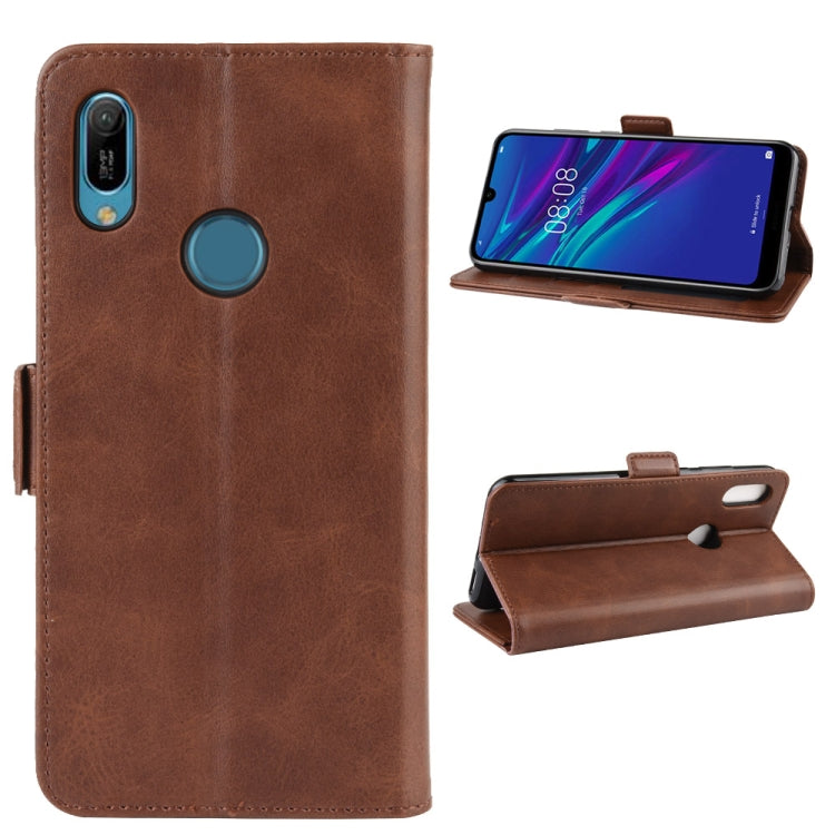 Wallet Stand Leather Cell Phone Case for Huawei Y6 2019,with Wallet & Holder & Card Slots