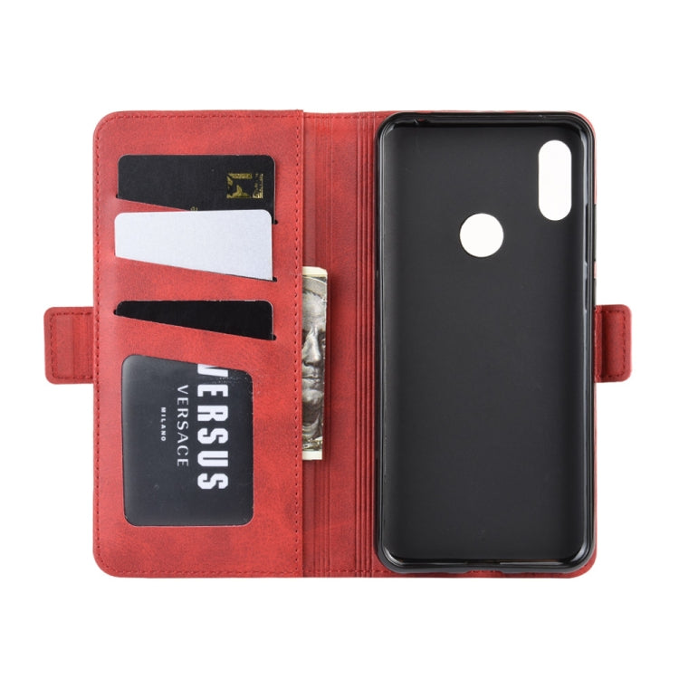 Wallet Stand Leather Cell Phone Case for Huawei Y6 2019,with Wallet & Holder & Card Slots